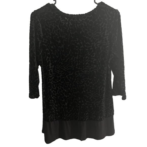 Black Leopard blouse - Picture 2 of 3